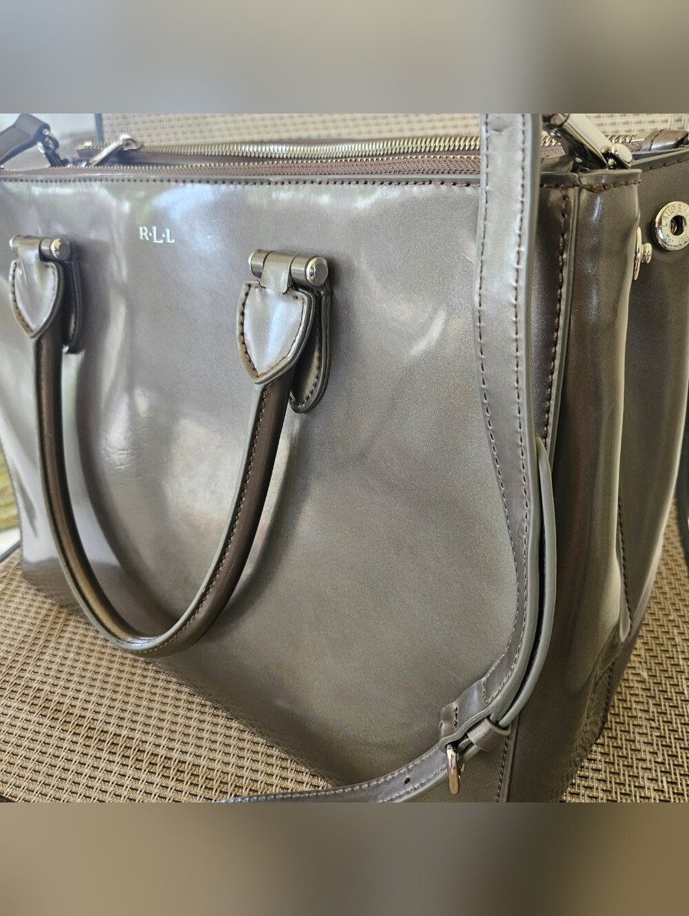 Ralph Lauren Handbag, Large Ralph Lauren Handbag, Shoulder Bag Crossbody Handbag